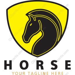 Dynamic Horse Logo - Strength and Elegance