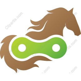 Equestrian Motion: Horse and Bicycle Chain