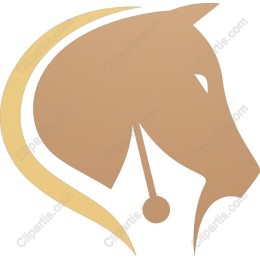 Equestrian Elegance: Stylized Horse Head