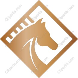 Horse - Gold Gradient