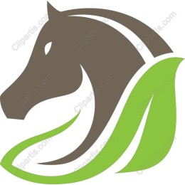Eco-Friendly Horse & Leaf