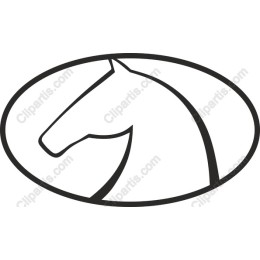 Horse Head Outline