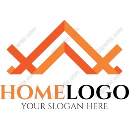 Modern Orange Geometric Logo