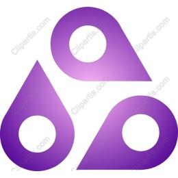 Elegant Purple Droplet