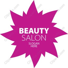 Vibrant Pink Beauty Salon Starburst