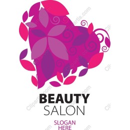 Beauty Salon Heart Logo