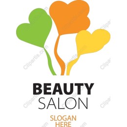 Colorful Heart-Shaped Beauty Salon
