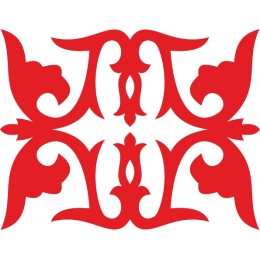 Red Ornate Flourish
