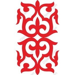 Elegant Red Decorative Pattern