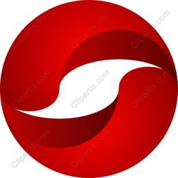 Abstract Red Swirl