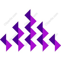Abstract Geometric Pattern in Purple