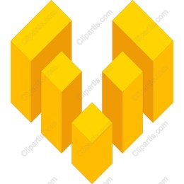 Vibrant Yellow Geometric Shapes