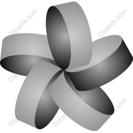 3D Ribbon Flower