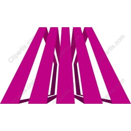 Vibrant Magenta Abstract Lines
