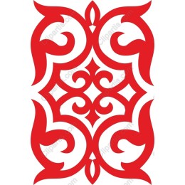 Elegant Red Ornamental