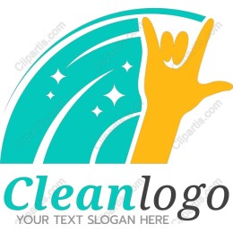 Dynamic Hand Gesture Logo