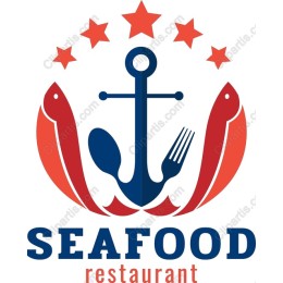 Vibrant Seafood Restaurant Logo
