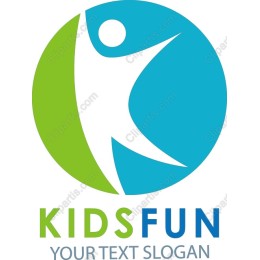 Dynamic Kids Fun Logo