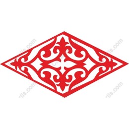 Red Ornate Decorative