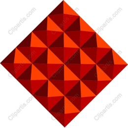Vibrant Geometric Red Diamond Pattern