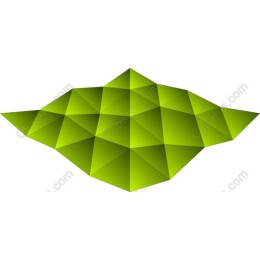 Green Geometric Landscape