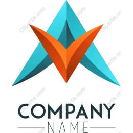 Vibrant Abstract 'A' Logo