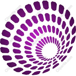 Dynamic Purple Spiral
