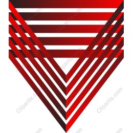 Red Gradient Geometric Pattern