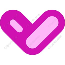 Vibrant Magenta Heart