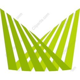 Abstract Green Stripes