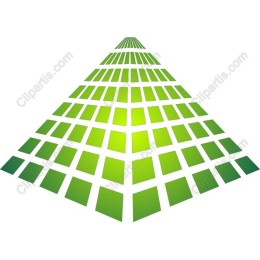 Geometric Green Pyramid