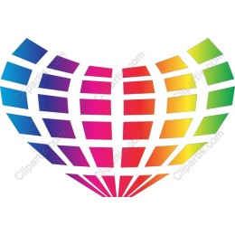 Vibrant Heart-Shaped