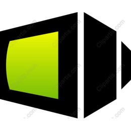 Stylized Green Light Cube