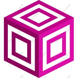 Creative Magenta Cube