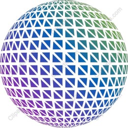 Vibrant Geometric Sphere