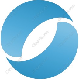Modern Blue Leaf