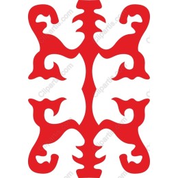Red Intricate