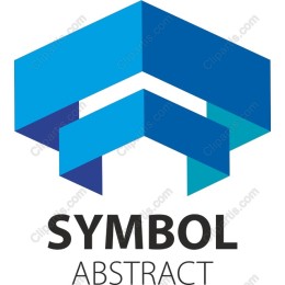Abstract Blue Polygon
