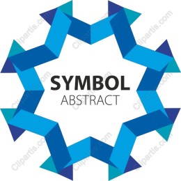 Abstract Geometric Star Symbol