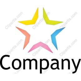 Vibrant Star Logo for Brand Identity
