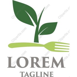 Eco-Friendly Fork and Leaf