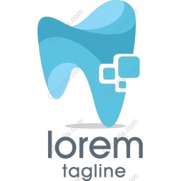 Stylized Dental Tooth Logo