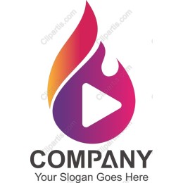 Vibrant Flame Logo