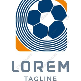 Dynamic Soccer Ball Logo