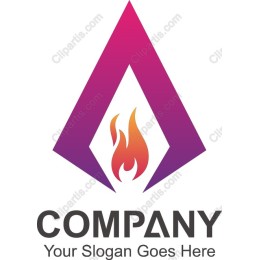 Vibrant Flame Logo