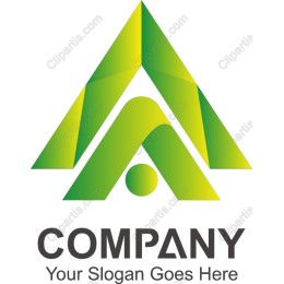 Green Growth Geometric Logo