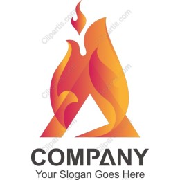 Vibrant Flame Logo