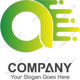 Dynamic Green Gradient Logo