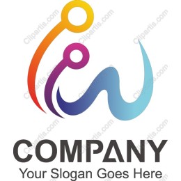 Vibrant Abstract Connectivity Logo