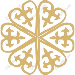 Ornate Floral in Gold